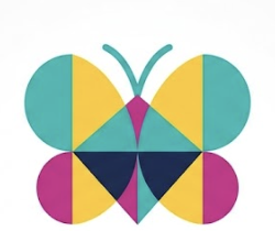 Bug Juice butterfly logo